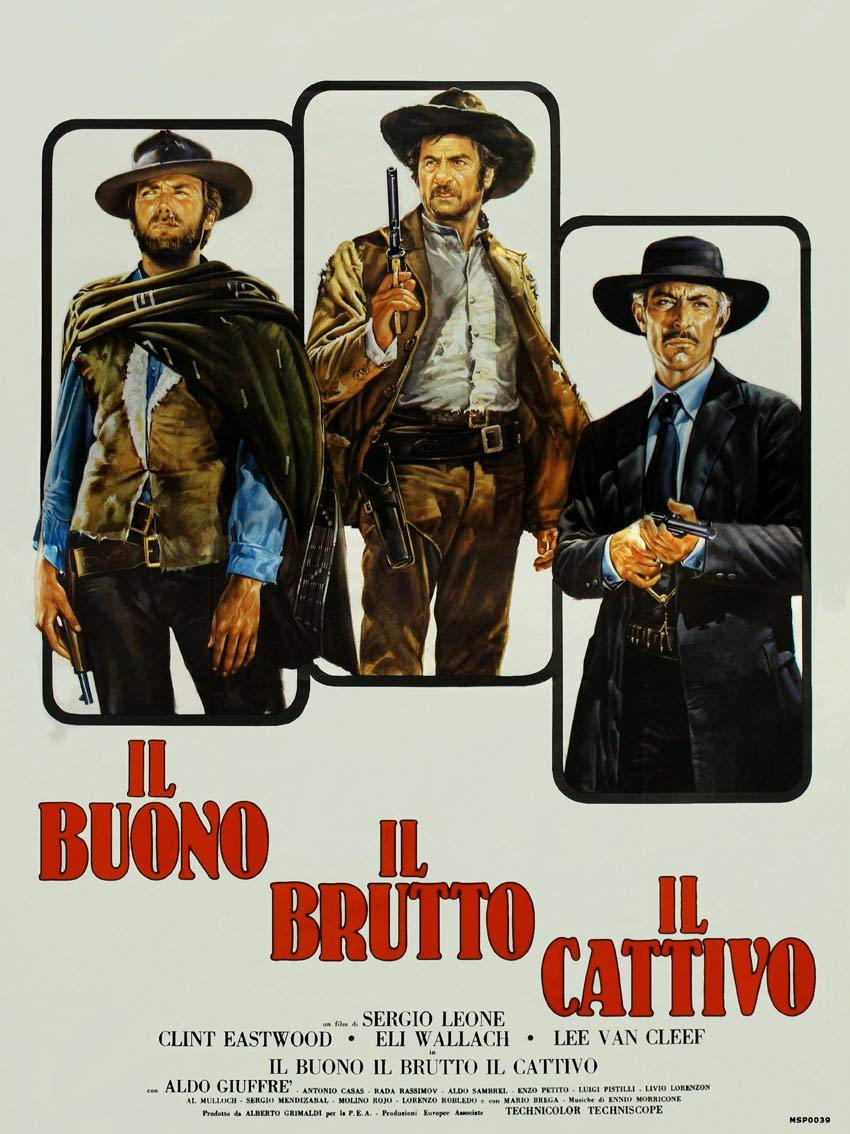 Onthewall Earthy Tones Good The Bad And The Ugly 30X40cm Art Print Poster
