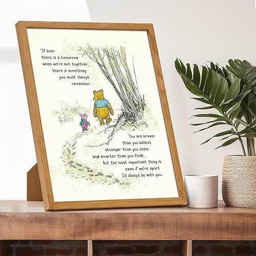 Miniatura 22 de Winnie Wall Art - Pooh Kids Room Decor - Boys Room Decor - Little Girls Bedroom Decor - Baby Nursery Decor - Wall Decor for Toddlers - Inspirational