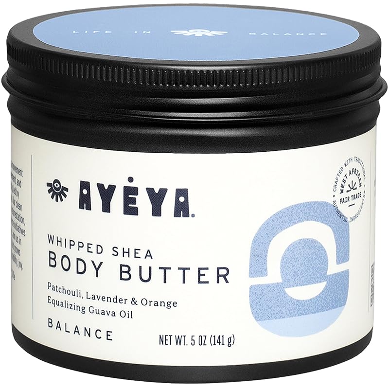 Manteiga Corporal Batida Ayeya com Patchouli, Lavanda e Laranja (Balance), 5 oz