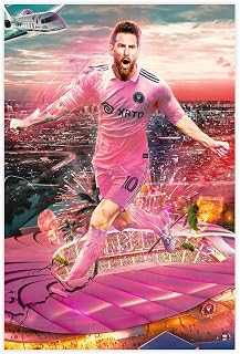 QWEWQE Lionel Poster Messi Poster 3 Canvas Poster Bedroom Decor Sports Landscape Office Room Decor Gift Unframe: Unframe:16x24inch(40x60cm)