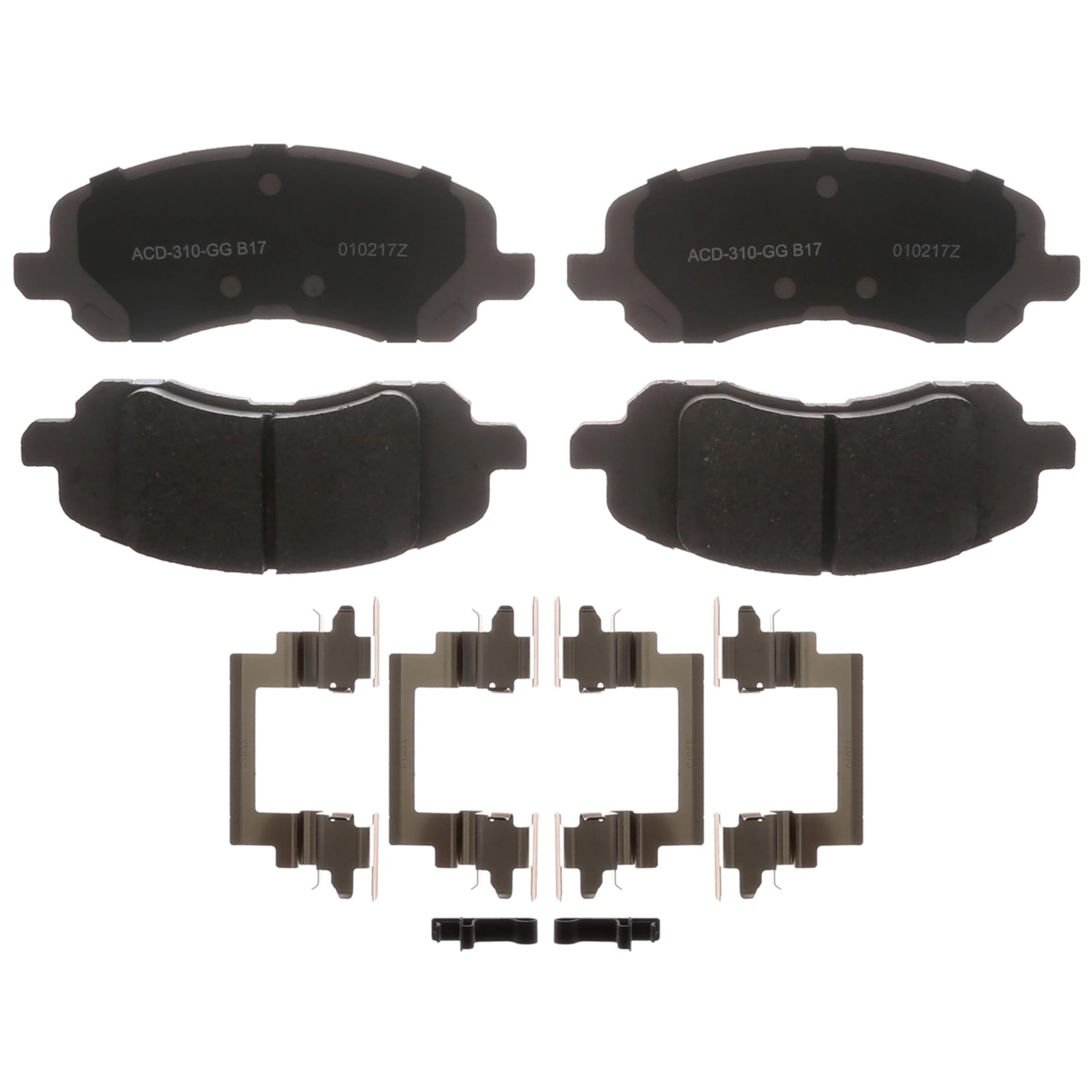 Plaquettes de frein ACDelco 14D1285CHF1 en céramique pure pour confort de freinage