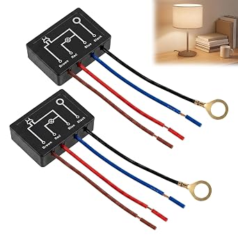 Touch Dimmer Module MTD-EH1503 - LED-Compatible Dimmer for Conventional Lamps (20-100 Watt) & LED Lights (3-25 Watt) - Compact Dimensions 49 x 34 x 15 mm - Replacement for Sensor Lamps Electric