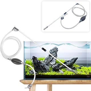 Mini Aquarium Water Changer Small Vacuum Cleaner Siphon Cleaner 3 in 1 Gravel Clean…