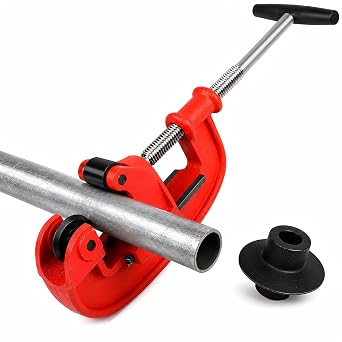 Heavy Duty 1/8-2" Pipe Cutter Tool with an Extra Blade, Sharp Rigid Tubing Cutter Cuts Up to Galvanized Pipe, Copper, and Iron Pipe, Metal Tube Cutter Great for Plumbers or Metalworkers
