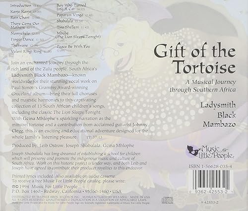 Miniatura 2 de Gift Of The Tortoise A Musical Journey Through Southern Africa