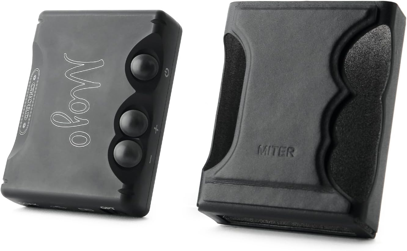 Tech Deals 🔥 for Chord Mojo, Hand Crafted MITER Leather Case Cover [Patented Stand Case]