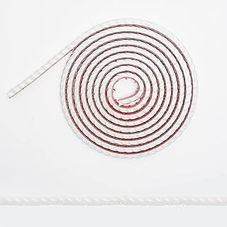 LAHONI Flexible Molding Trim, 16.4 Feet Peel and Stick Molding Trim Self Adhesive Caulk Strip Waterproof Ceiling Molding Wall Trim for Cabinet Edge, Mirror Frame, Home Decor (White)