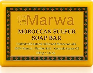 Barra de jabón marroquí de azufre – Limpiador...
