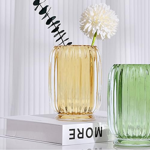 Miniatura 2 de DASITON Organizador de brochas de maquillaje, cepillo de maquillaje cosmético de cristal, soporte de almacenamiento de pinceles de vidrio, florero a