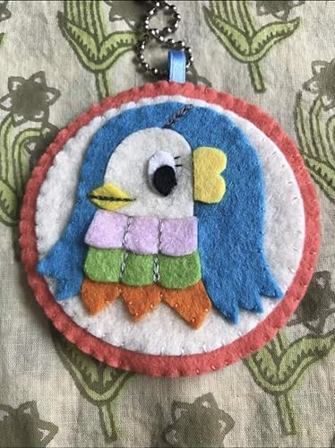 Amazon 手作り アマビエ あまびえ マスコット フェルト 名前入り ネームタグ チャーム アニメ 萌えグッズ 通販