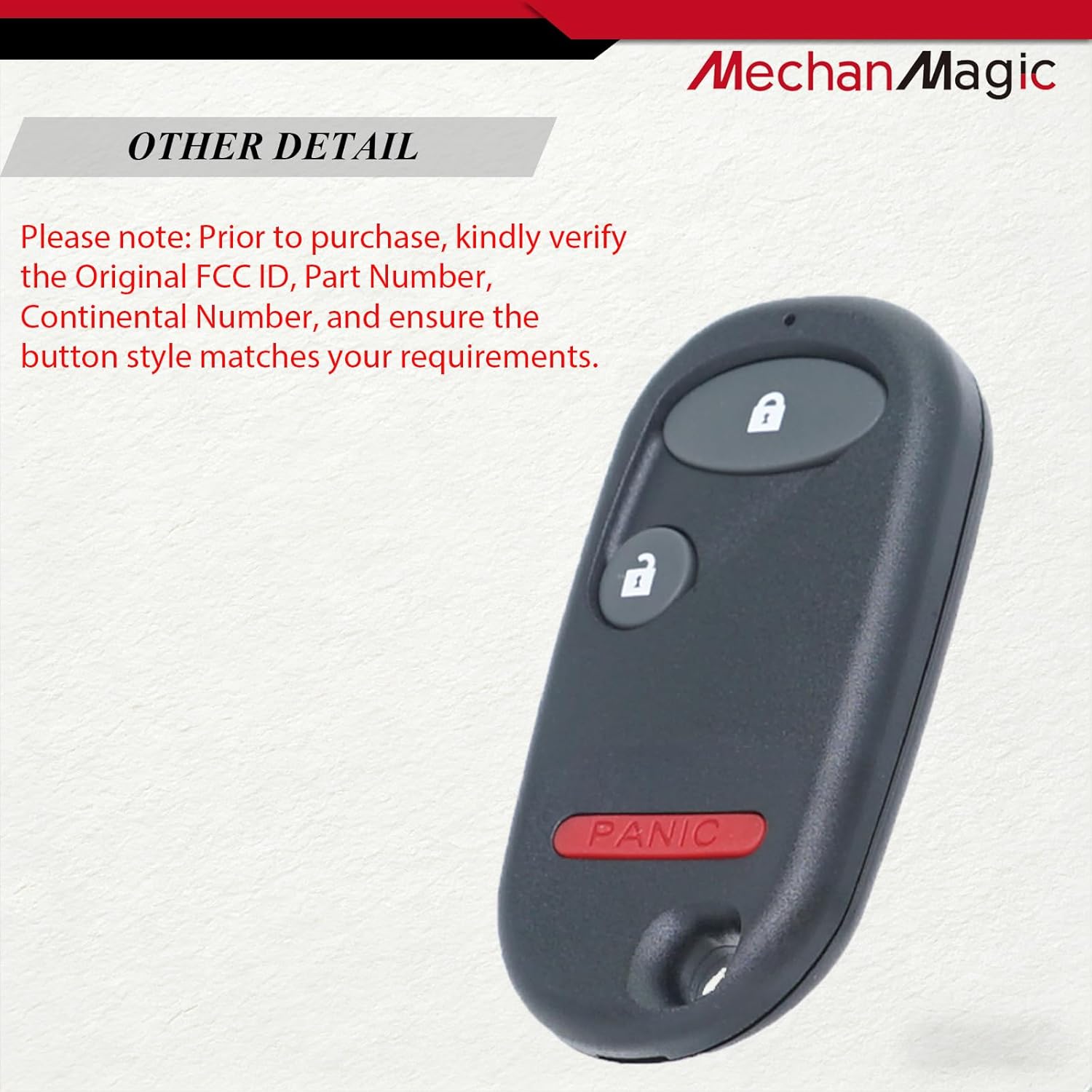 MechanMagic Key Fob Replacement Fits for 2002 2003 2004 2005 Honda Civic SI CRV / 2004-2011 Honda Element (FCC ID: OUCG8D-344H-A) Keyless Entry Remote Control PN:72147-S5T-A01 315 MHZ Set of 2
