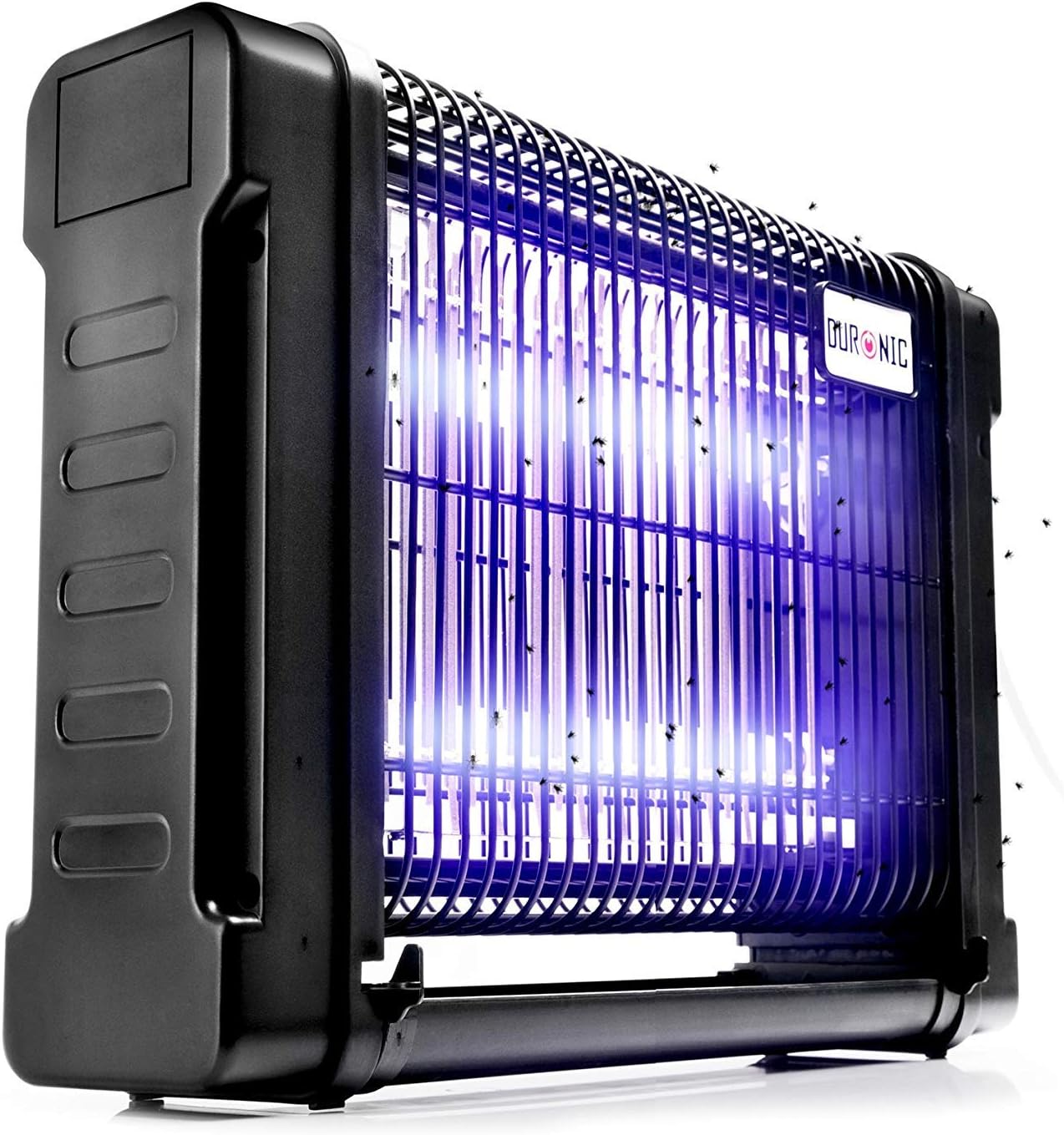 Duronic Fly Killer FK8416 | UV Light Kills Mosquitoes and Flying Insects | Medium Size | Slimline | Ceiling or Wall Mountable | Indoor Pest Control | 16W Electric Ultra Violet Zapper | 2x 8W Bulbs