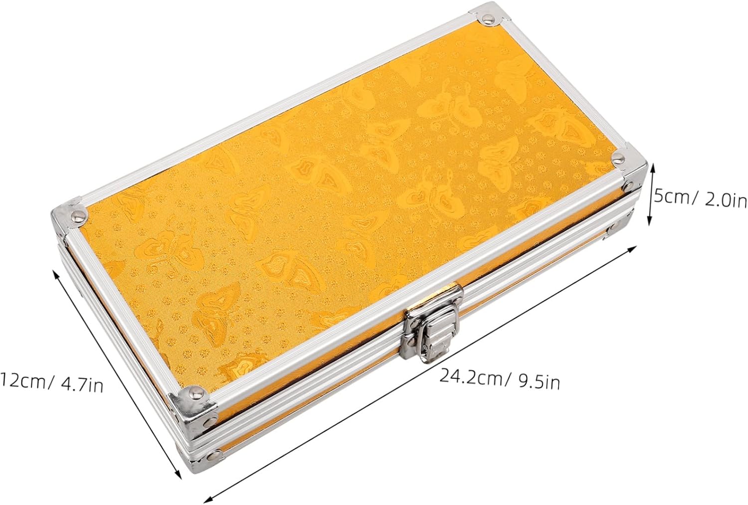 Tool Box Storage Organizer Metallic Aluminum Alloy Portable image 2
