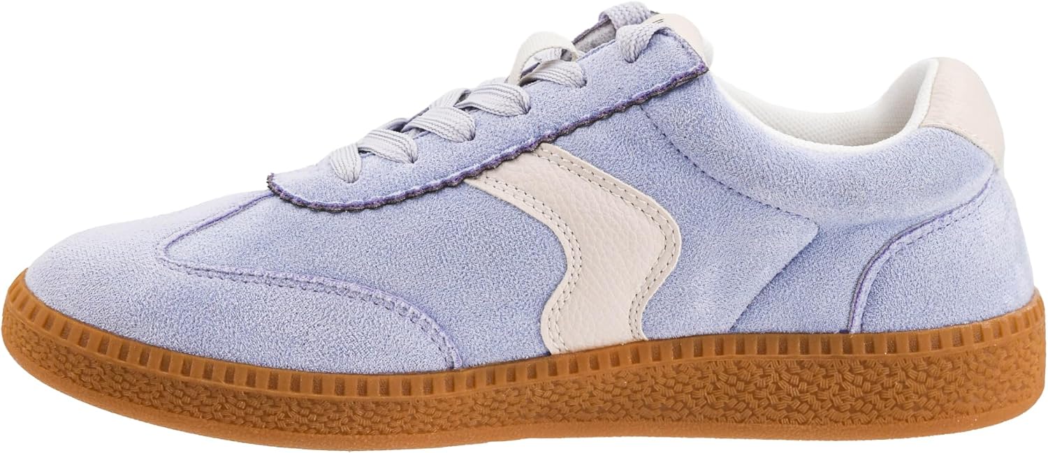 Corkys Footwear Hey Girl Women's Spoiler Alert Lace-Up Fashion Sneaker - Trendy Wave Stripe, Cushioned Insoles for All-Day Wear, and Chic Everyday Style