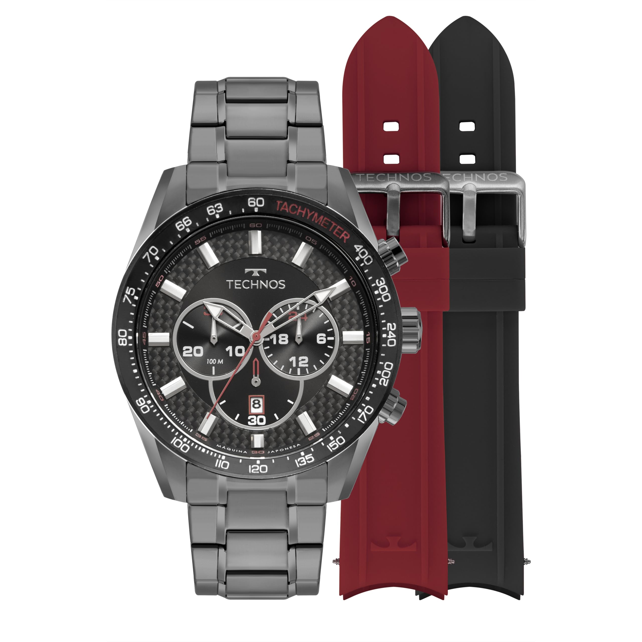 Relógio Technos Masculino Ts Carbon Grafite - JS25BBS/T1A JS25BBS