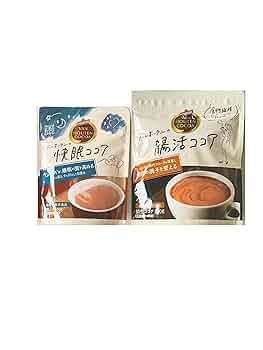 ココア ① Amazon.co.jp: バンホーテン 腸活ココア 200g 快眠ココア 100g