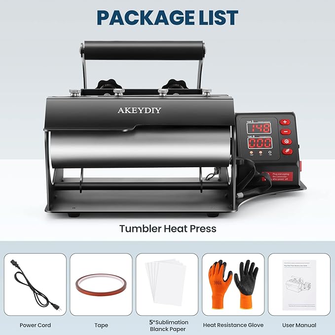 Prensa Térmica para Tazas DREAMVAN Sublimadora 30 oz, Negro, Modelo AMB005565 miniatura 7