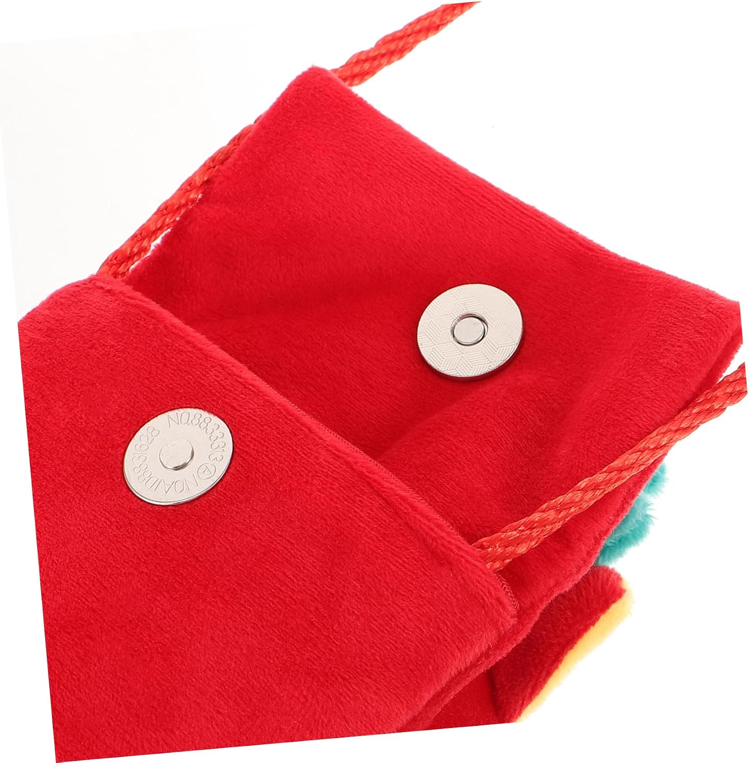 OUNONA Red Dragon Envelope Pouch Chinese Style Year Money Packet Crossbody Bag