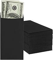 Vista 1 de Granhoolm Paquete de 50 sobres grandes de efectivo de 3.5 x 6.5 pulgadas, sobres de dinero para efectivo, sobres de monedas para plan de ahorro
