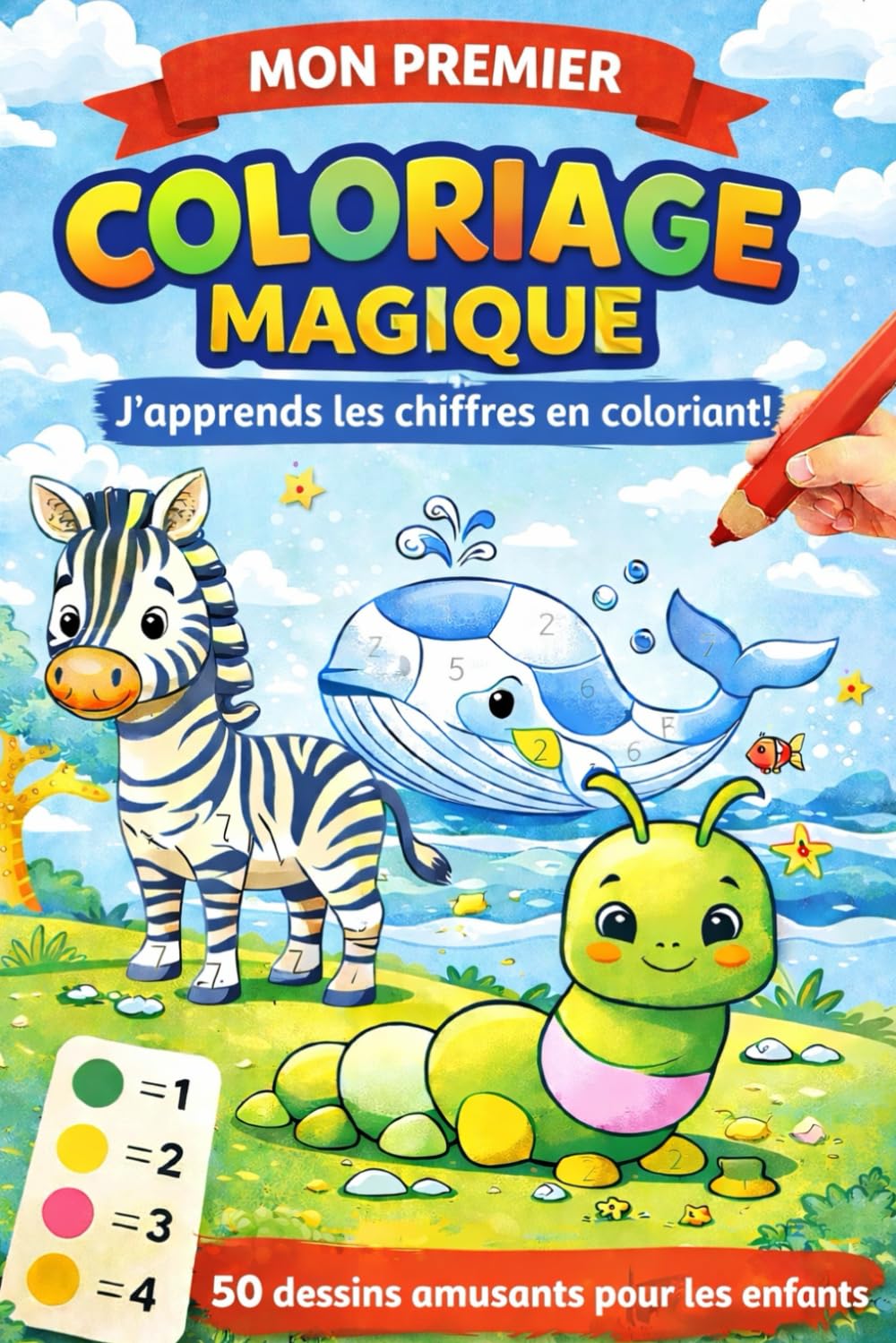 Mon Premier Coloriage Magique: J'apprends les chiffres en coloriant