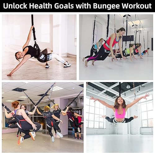 Miniatura 6 de PRIOR FITNESS Cuerda elástica de alta calidad, cuerda elástica resistente, cuerda de resistencia de 110 a 176 libras, cuerda elástica de suspensión,