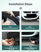 Vista 7 de SCITOO Alerón de labio delantero para Hyundai Genesis Coupe 2013-2016 negro brillante parachoques delantero divisor de labios