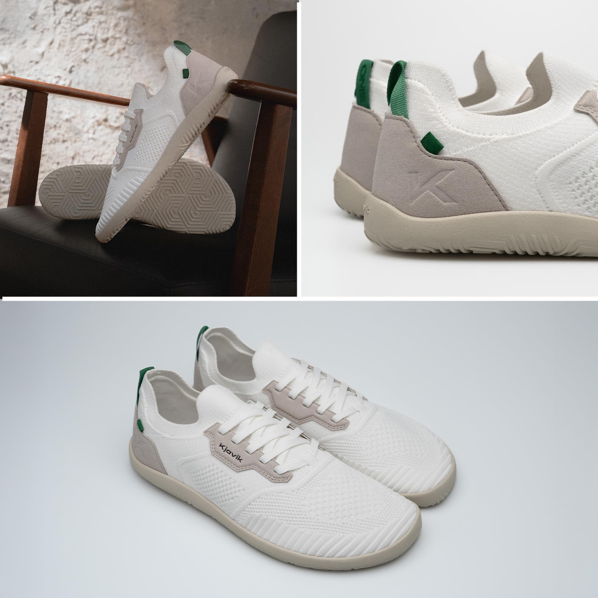 Kjavik One Barfußschuhe Herren & Damen - Barfußschuh Sneaker mit Insole-System - Minimalschuh für Sport & Alltag