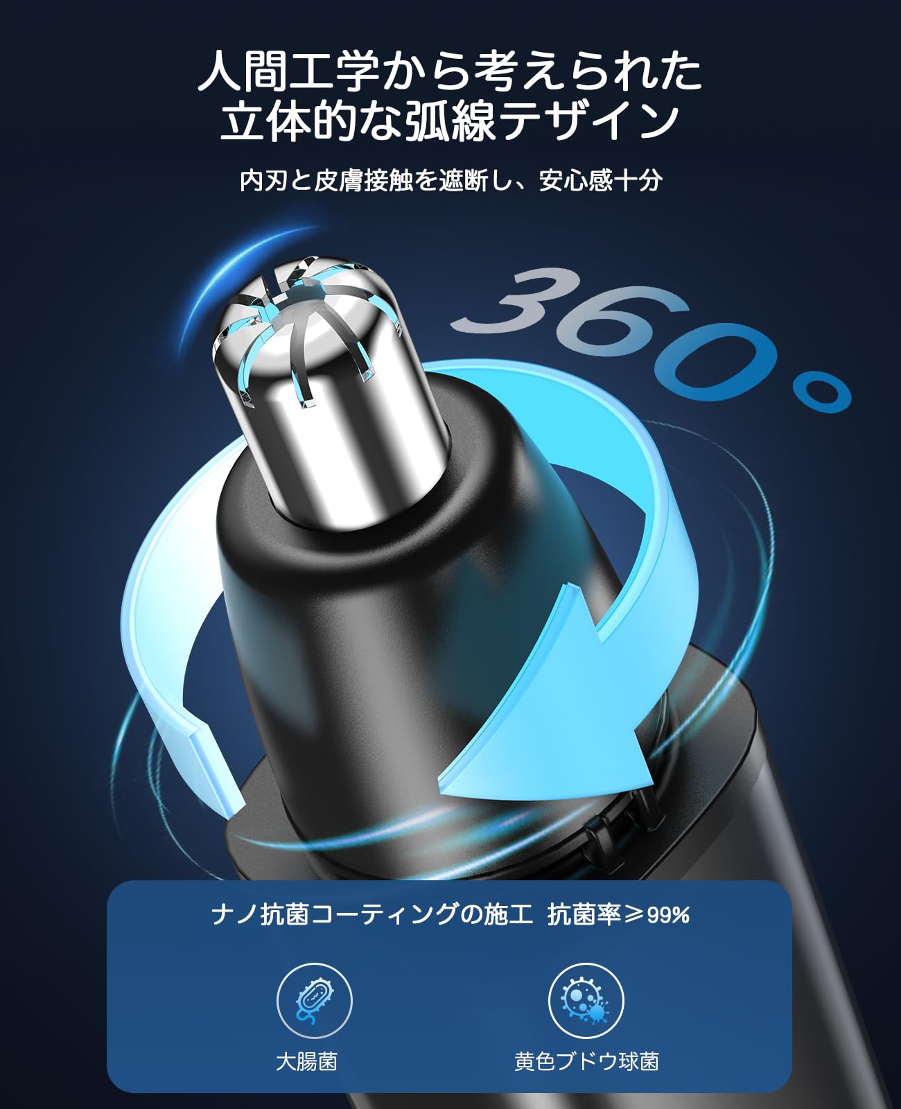 Amazon.co.jp: 鼻毛カッター メンズ 【2024新モデル】エチケット