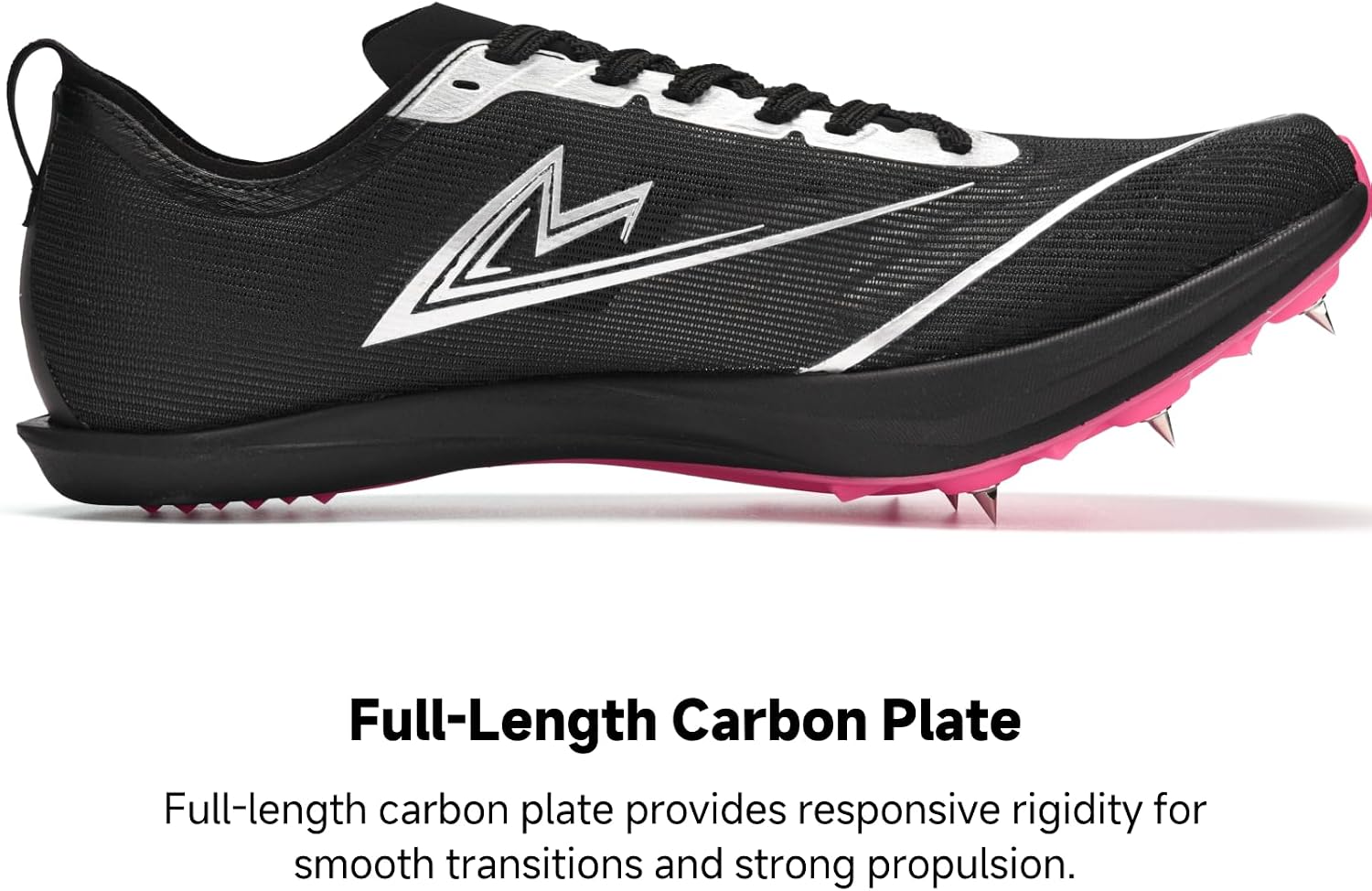 Track and Field Shoes Men Women Kids Spikes Sneakers Full-Length Carbon Plate Track Race Jumping Sneakers Girls Professional Running Track Spikes Shoes Boys