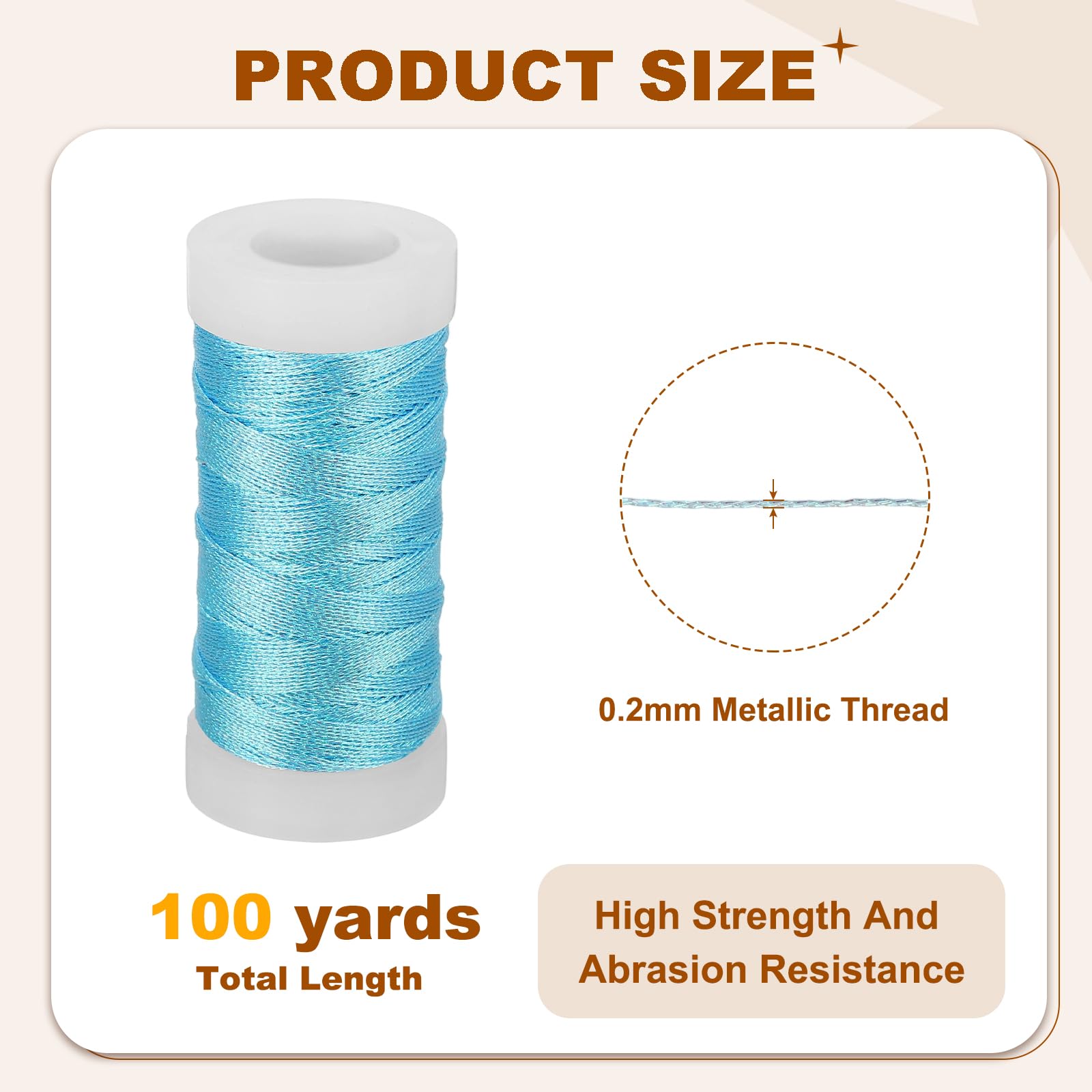PATIKIL Metallic Thread - Image 2
