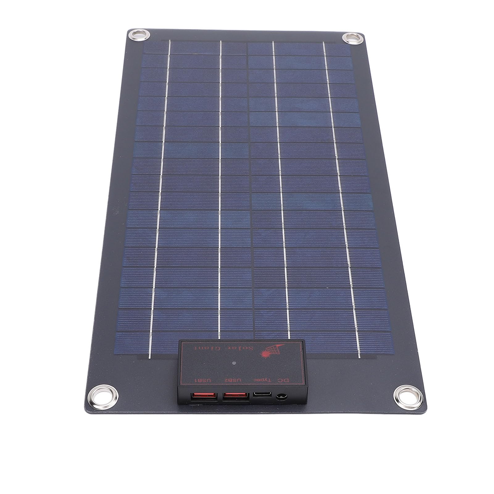 Cargador de Panel Solar de 10 W y 18 V, Cargador Solar USB Portátil con Corriente de Carga de 100 A para Acampar y Caminar