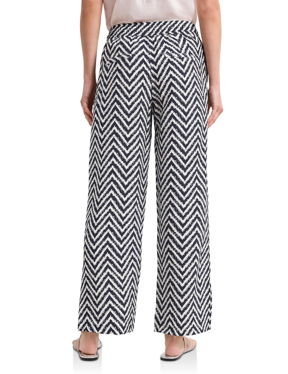 Street One Damen High Waist Wide Leg Hose im Loose Fit 3817934