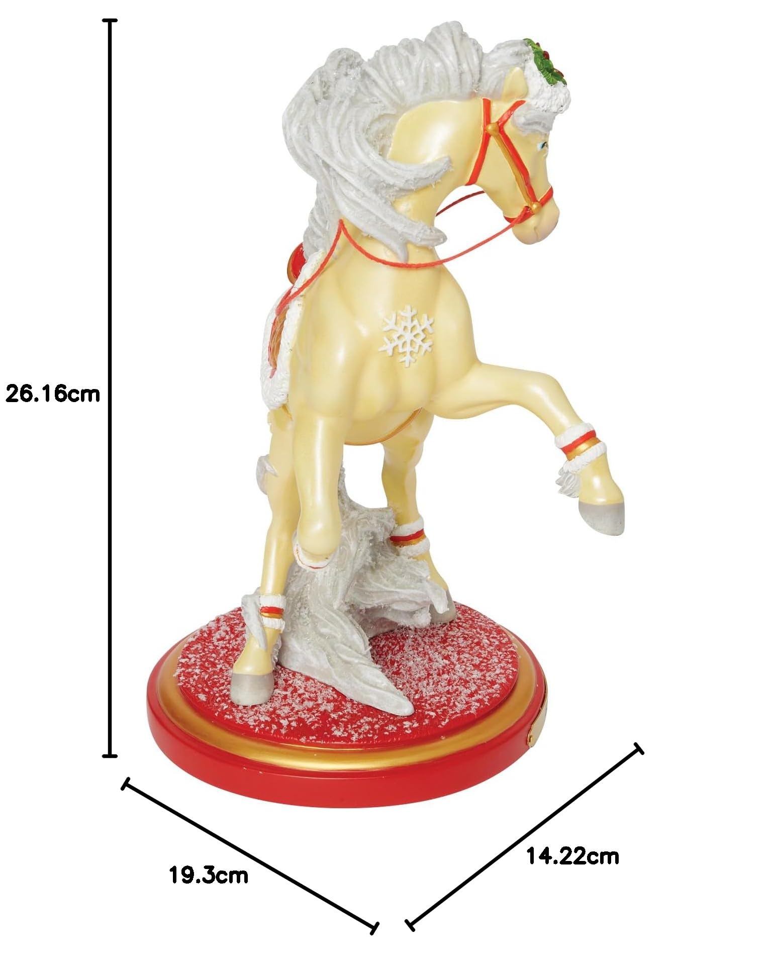 Enesco The Trail of Painted Ponies Weihnachtsfigur, Elegancia, 26 cm, Mehrfarbig