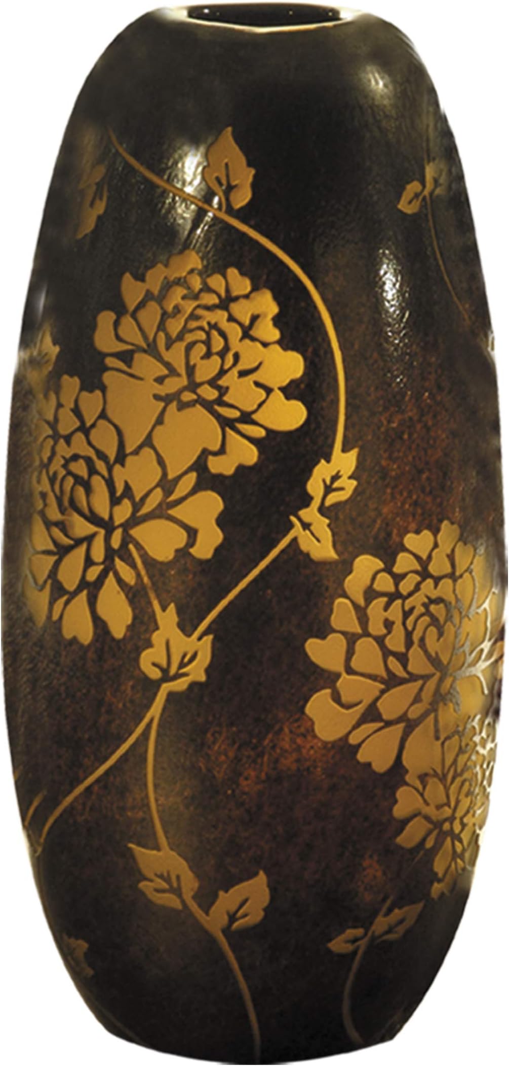 Dale Tiffany Preston Decorative Vase, Amber