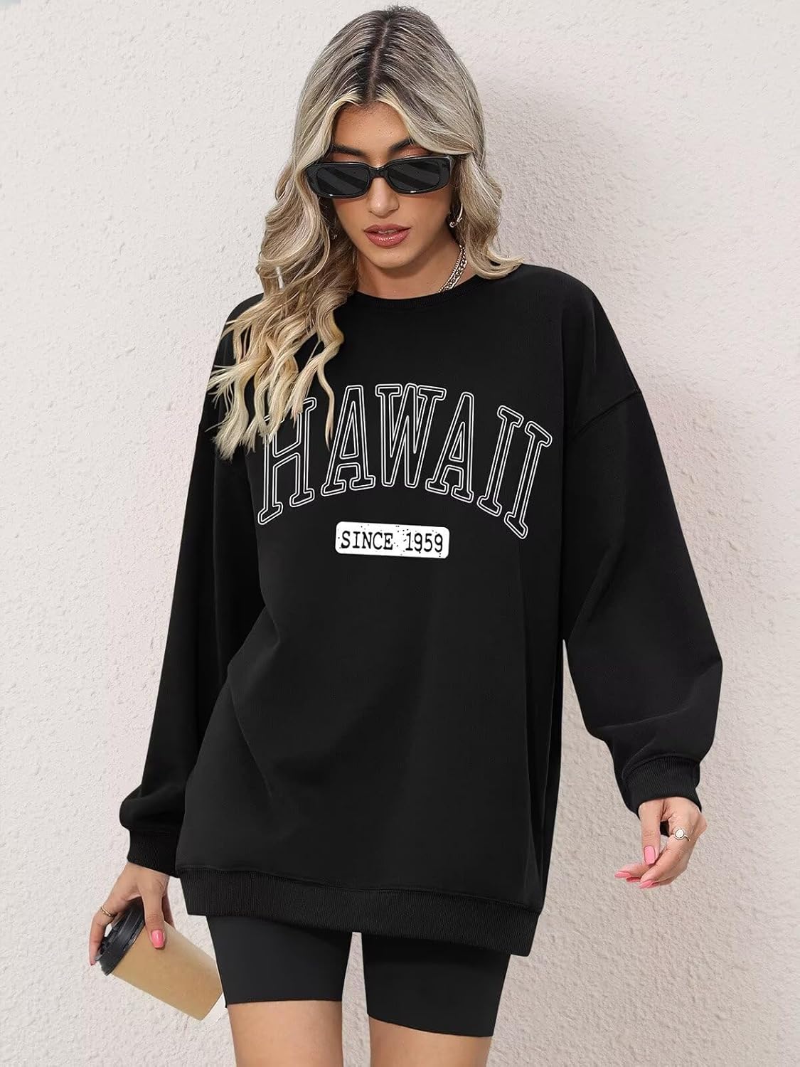 ORANDESIGNE Oversized Graphic Sweatshirt for Women Long Sleeve Crewneck Pullover Casual Fall Hoodie Tops 2026 - Image 2