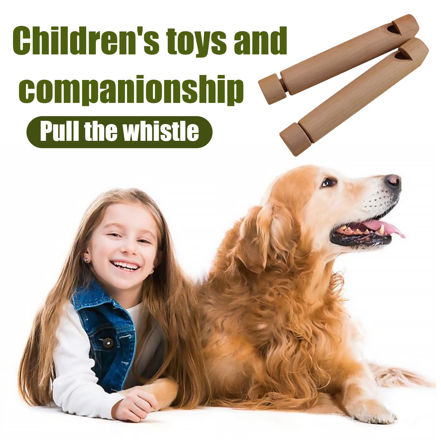 HIXNUG Wooden Slide Whistle Push and Pull Wood Flute Sliding Clangers Creative Musical Instrument Kids Toy - Image 3
