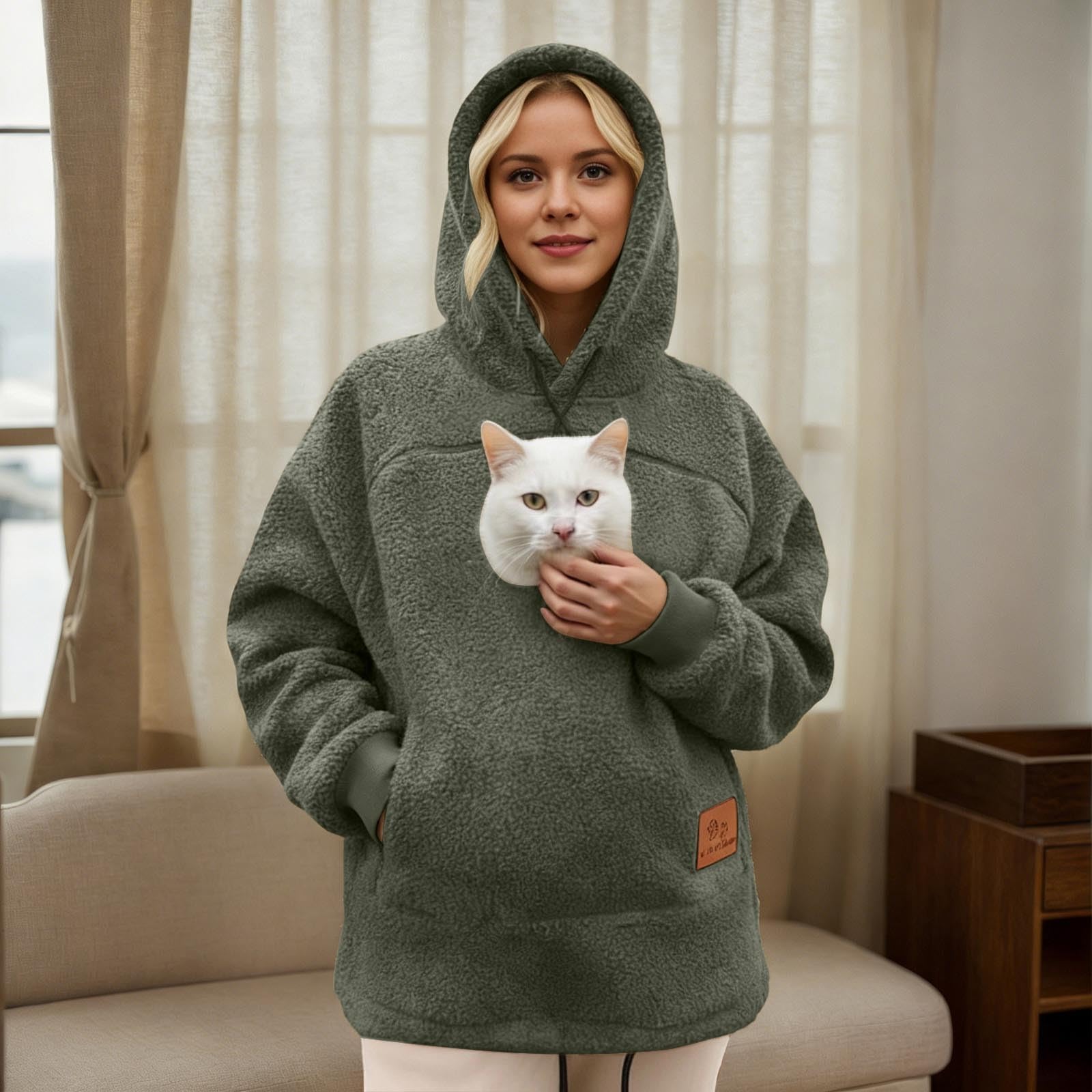 Sudadera con capucha para mujer, algodón, sudadera, holgada, holgada, deportiva, suave, cómoda, ligera, transpirable, ocio, diario, cálido, A82