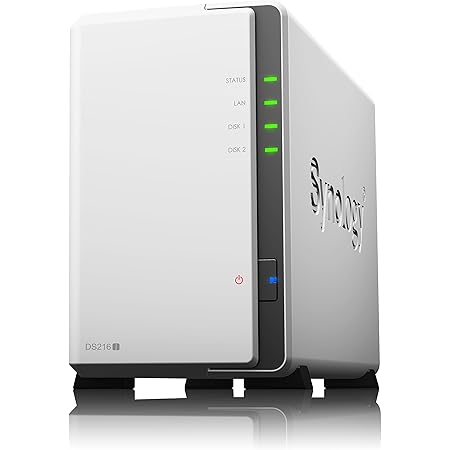 Amazon Co Jp Nasキット Synology Diskstation Ds216j デュアルコアcpu 2ベイnasキット Dtcp Ip対応可 Cs6426 パソコン 周辺機器
