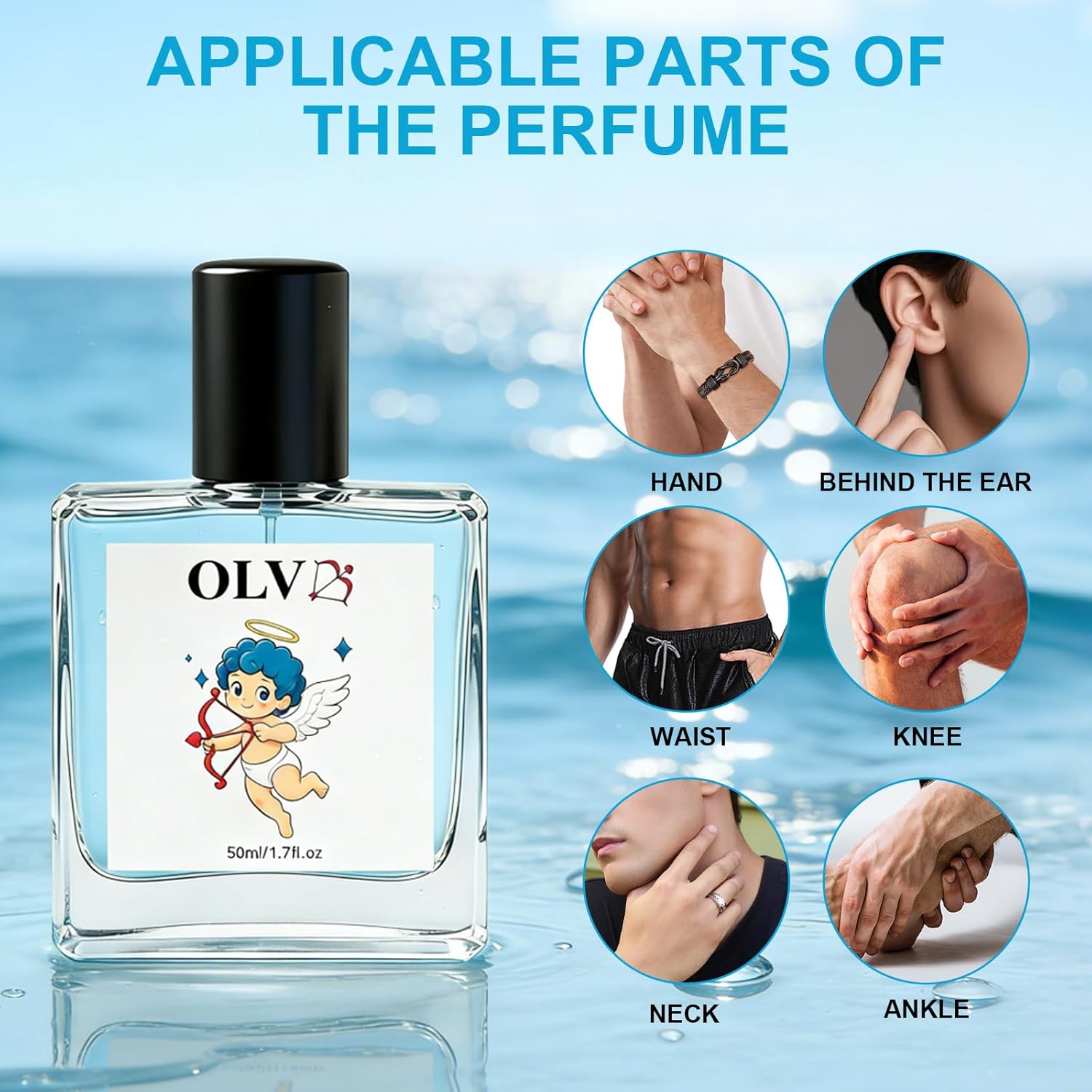 OLV Pheromone Cologne for Men, Men's Eau de Parfum for Men Long-Lasting Scent Men's Cologne Hypnosis Perfume Pheromone Birthday Valentines Day Gifts for Him,Boy Friend,Husband(50ml/1.7fl.oz)
