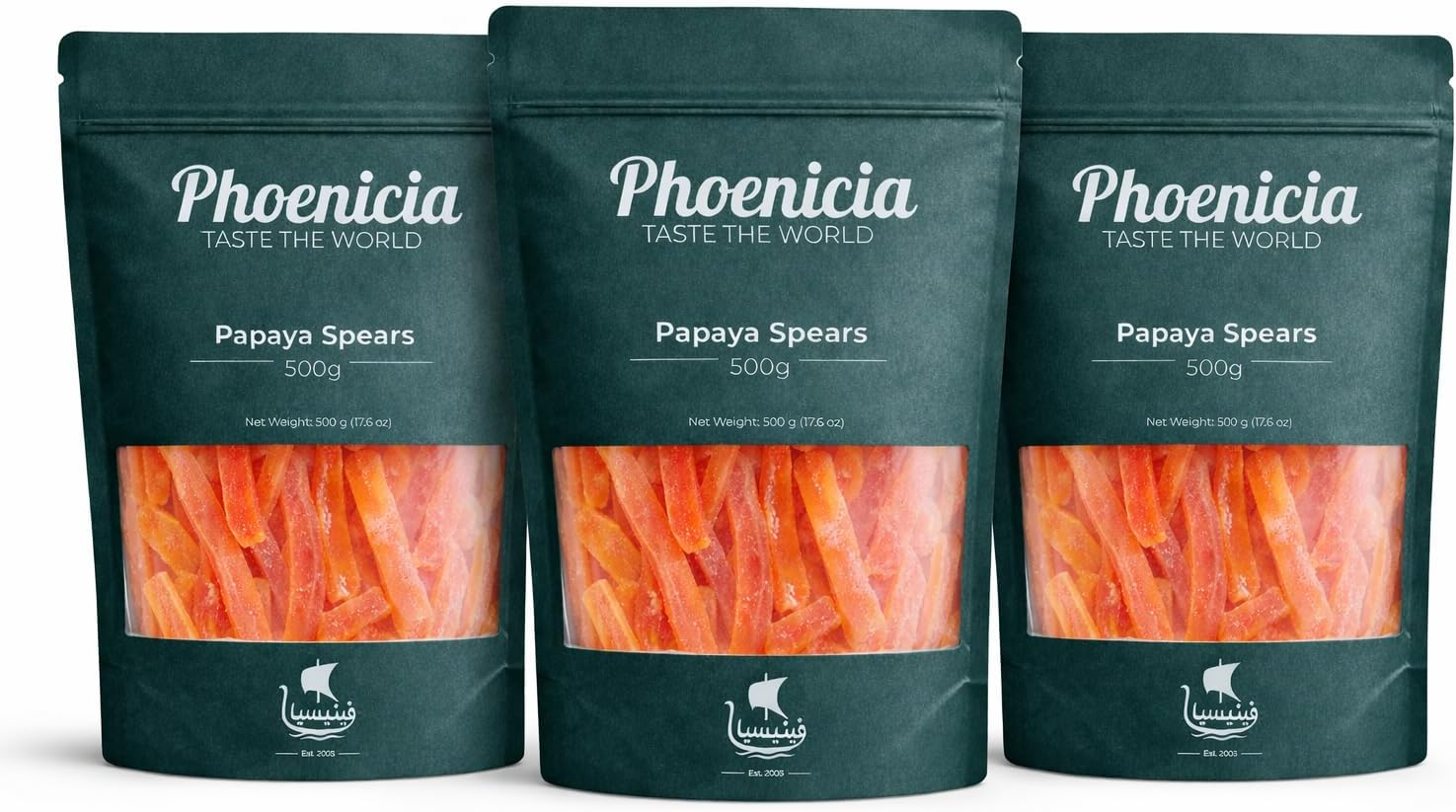 Phoenicia Papaya Spears 500g