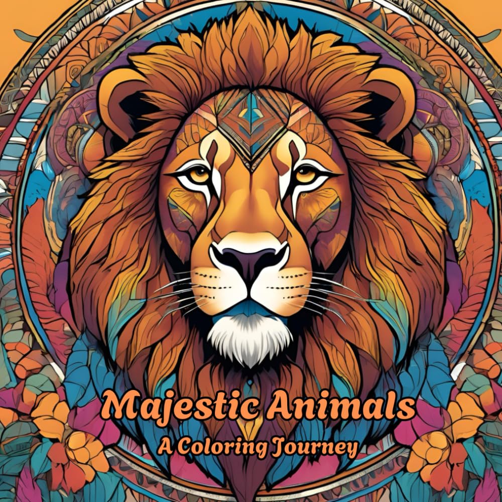 Majestic Animals – A Coloring Journey
