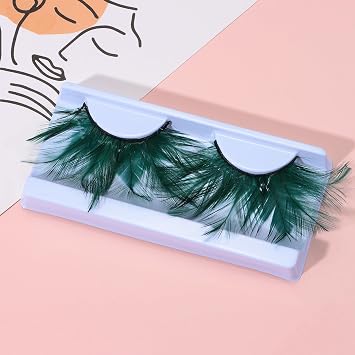 5 Pairs White Lashes Lashes 3D Multi-Layered Anime Manga Lashes Effect Fluffy Eye White False Eyelashes For Halloween Masquerade Eyelash Tools