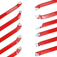 Vista 7 de Juego de 11 piezas de herramientas de corte de punta de carburo para herramientas de torno de metal, herramientas de corte de torno de metal