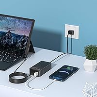 Vista 7 de Surface Book - Adaptador de corriente para Surface Book 3 Book 2 Book Surface Pro 3 Pro 4 Pro 5 Pro 6 Pro 7 Pro X Surface Laptop y Surface Go