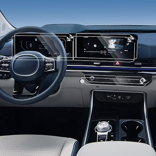 Miniatura 57 de Protector de pantalla de coche para Ford Edge 2024 2025 2023 2022 2021 (SE/SEL/ST-Line/Titanio/ST) Accesorios Protector de pantalla de vidrio