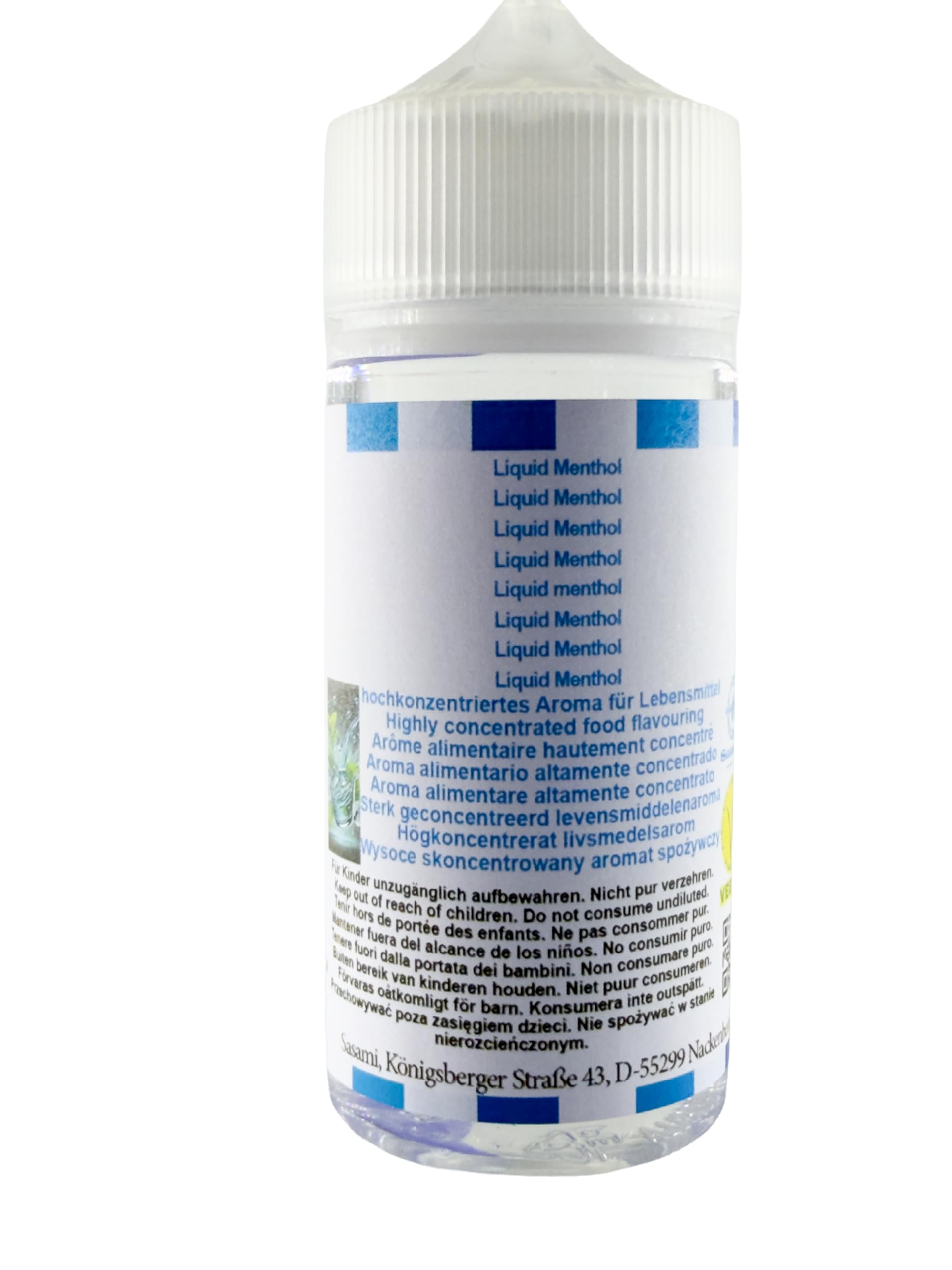 Liquid Menthol aroma concentrado - Vegano - Sasami - 10ml