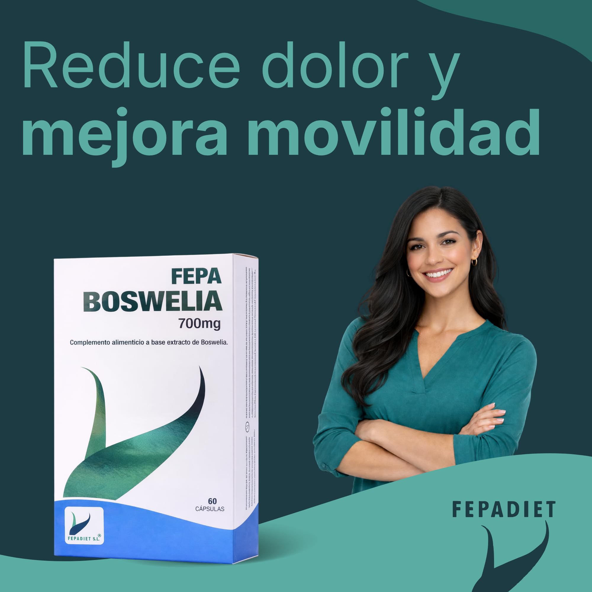 FEPA Boswelia – 60 Cápsulas – Cápsulas con Extracto Vegetal de Boswellia – Complemento Alimenticio Natural para Apoyo Articular, Flexibilidad y Comodidad en el Día a Día – Fepadiet