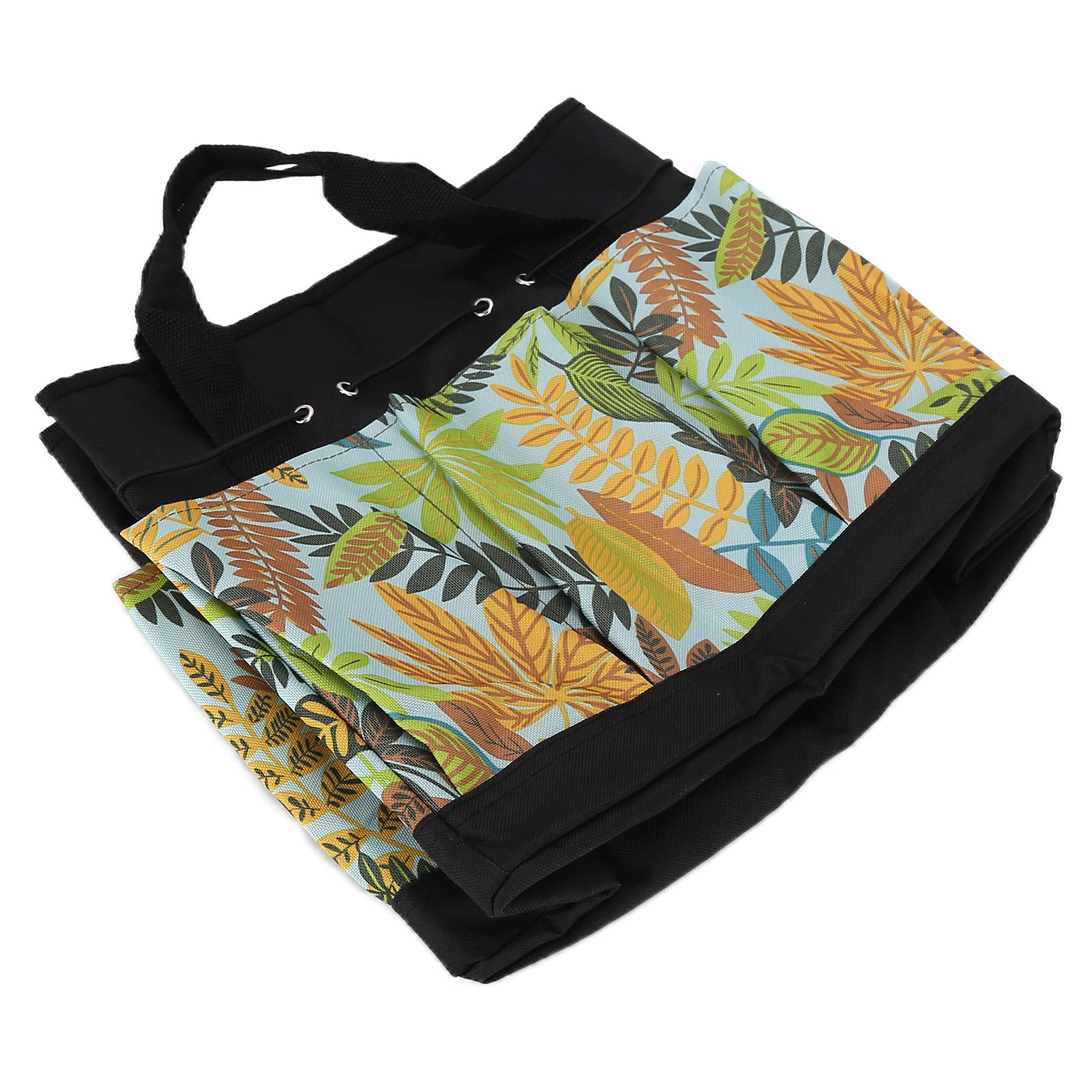 Torba narzędziowa Oxford Cloth Garden, druk kwiatowy Wielofunkcyjna przenośna torba do przechowywania ogrodniczego Tote z kieszeniami