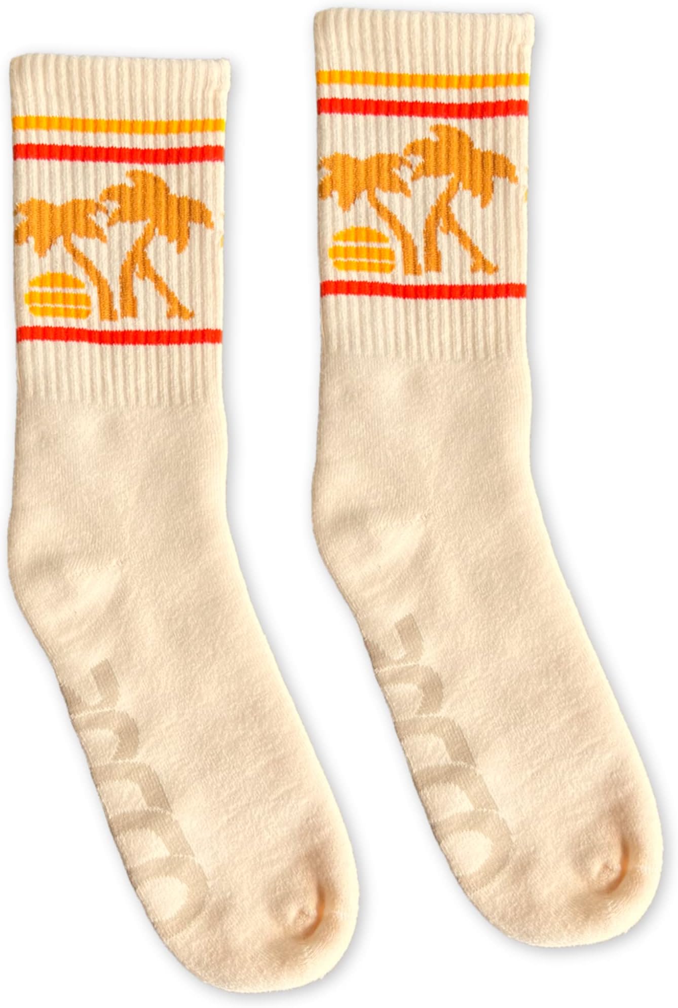 SOCCOSierra Prescott Skateboard Summer | Natural Colored Cotton Socks (Men's Sizing | L/XL | 9-13)