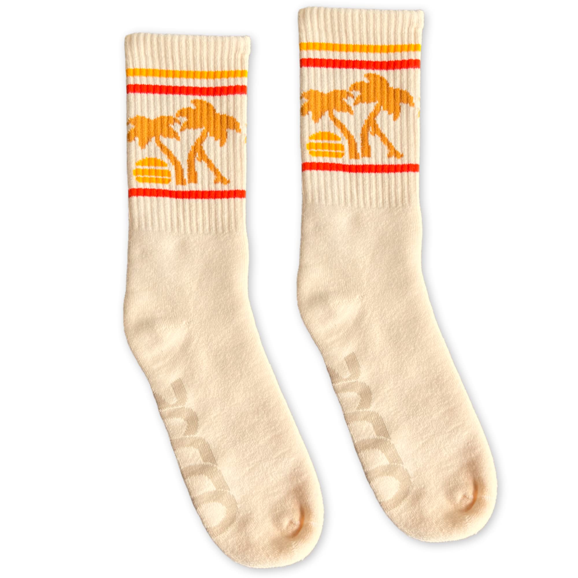 SOCCOSierra Prescott Skateboard Summer | Natural Colored Cotton Socks (Men's Sizing | L/XL | 9-13)